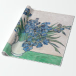Vincent van Gogh - Ire Geschenkpapier<br><div class="desc">Ire / Still Life: Vase with Irises - Vincent van Gogh,  Oil on Leinwand,  1890</div>