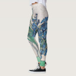 Vincent van Gogh - Ire Leggings<br><div class="desc">Ire / Still Life: Vase with Irises - Vincent van Gogh, Oil on Leinwand, 1890</div>