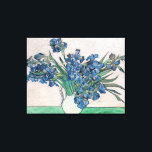 Vincent van Gogh - Ire Leinwanddruck<br><div class="desc">Ire / Still Life: Vase with Irises - Vincent van Gogh,  Oil on Leinwand,  1890</div>