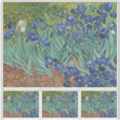 Vincent Van Gogh, Ire, Les Iris Aufkleber (Vorderseite)