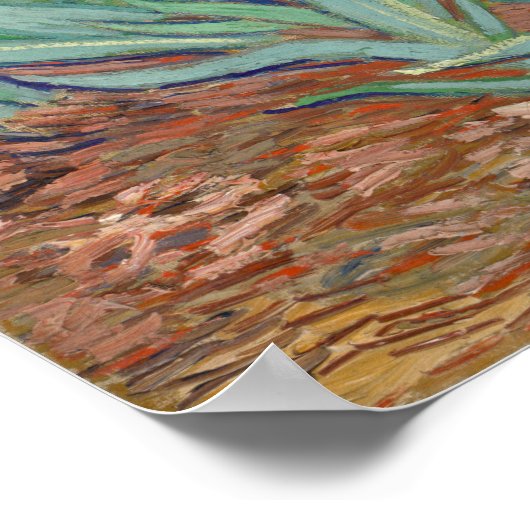 Vincent Van Gogh, Ire, Les Iris Poster (Ecke)