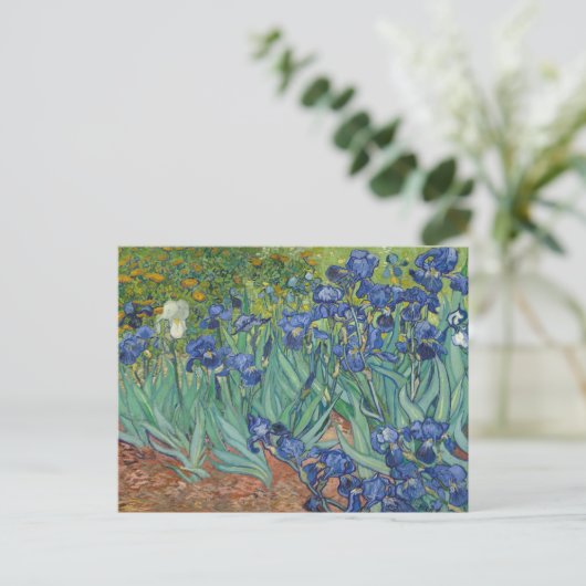 Vincent Van Gogh, Ire, Les Iris Postkarte (Stehend Vorderseite)