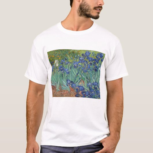 Vincent Van Gogh, Ire, Les Iris T-Shirt (Vorderseite)