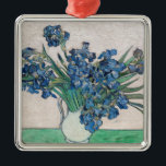 Vincent van Gogh - Ire Ornament Aus Metall<br><div class="desc">Ire / Still Life: Vase with Irises - Vincent van Gogh, Oil on Leinwand, 1890</div>