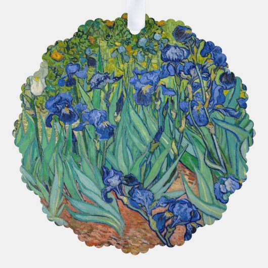 Vincent Van Gogh - Ire Ornament Karte (Rückseite)