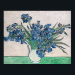 Vincent van Gogh - Ire Poster<br><div class="desc">Ire / Still Life: Vase with Irises - Vincent van Gogh,  Oil on Leinwand,  1890</div>