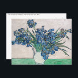Vincent van Gogh - Ire Postkarte<br><div class="desc">Ire / Still Life: Vase with Irises - Vincent van Gogh,  Oil on Leinwand,  1890</div>