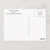 Vincent Van Gogh - Ire Postkarte (Rückseite)