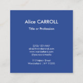 Vincent Van Gogh - Ire - QR-Code Quadratische Visitenkarte (Rückseite)