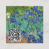Vincent Van Gogh - Ire - QR-Code Quadratische Visitenkarte (Vorderseite)