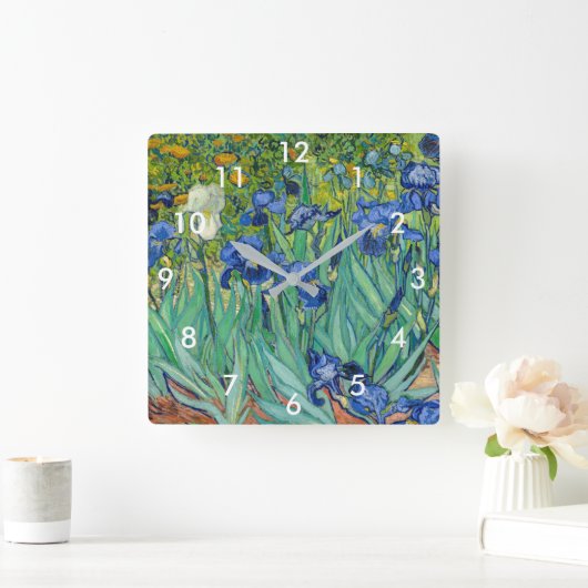 Vincent Van Gogh - Ire Quadratische Wanduhr (Zuhause)