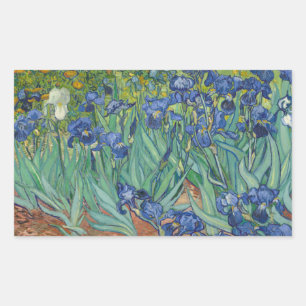 Vincent van Gogh - Ire Rechteckiger Aufkleber