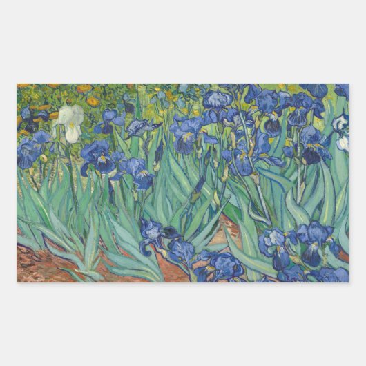 Vincent van Gogh - Ire Rechteckiger Aufkleber (Vorderseite)
