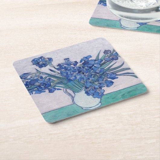 Vincent Van Gogh. Ire Rechteckiger Pappuntersetzer (angewinkelt)