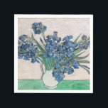Vincent van Gogh - Ire Serviette<br><div class="desc">Ire / Still Life: Vase with Irises - Vincent van Gogh, Oil on Leinwand, 1890</div>