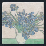 Vincent van Gogh - Ire Steinuntersetzer<br><div class="desc">Ire / Still Life: Vase with Irises - Vincent van Gogh,  Oil on Leinwand,  1890</div>