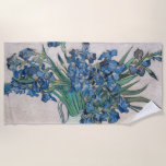 Vincent van Gogh - Ire Strandtuch<br><div class="desc">Ire / Still Life: Vase with Irises - Vincent van Gogh,  Oil on Leinwand,  1890</div>