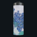 Vincent Van Gogh. Ire Thermosbecher<br><div class="desc">Vincent Van Gogh Irises 1890 . Dies ist ein altes Meisterwerk des niederländischen Meisters Vincent Van Gogh war ein niederländischer Postimpressionist Maler. Dieses Bild ist öffentlich zugänglich.</div>