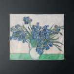 Vincent van Gogh - Ire Wandteppich<br><div class="desc">Ire / Still Life: Vase with Irises - Vincent van Gogh,  Oil on Leinwand,  1890</div>