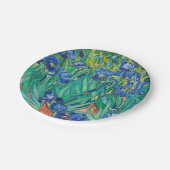 VINCENT VAN GOGH - Iris 1889 Pappteller (Schrägansicht)