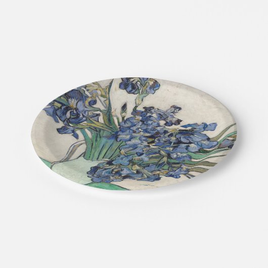 Vincent Van Gogh - Irisch Pappteller (Schrägansicht)