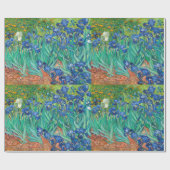 Vincent Van Gogh Irisch Vintage Kunstkunst Geschenkpapier (Flach)
