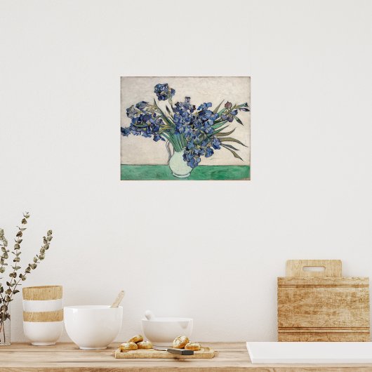 Vincent van Gogh Irises 1890 GalleryHD Fine Art Poster (Küche)