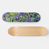Vincent Van Gogh Irises - Blume Lover Skateboard (Horizontal)