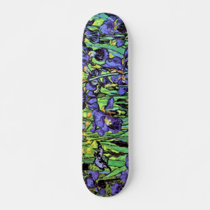 Vincent Van Gogh Irises - Blume Lover Skateboard