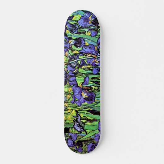 Vincent Van Gogh Irises - Blume Lover Skateboard (Vorne)