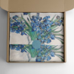Vincent Van Gogh Irises. Blumenblume Seidenpapier<br><div class="desc">Vincent Van Gogh "Ire" Gewebepapier. Impressionismus blauen Blumen Kunst.</div>