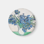 Vincent Van Gogh Irises. Blumenimpressionismus Magnet (Vorne)