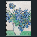 Vincent Van Gogh Irises. Blumenimpressionismus Notizblock<br><div class="desc">Vincent Van Gogh "Ire" Notebook. Impressionismus Blumenkunst.</div>