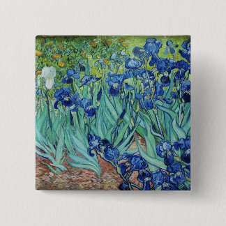Vincent van Gogh Irises Button