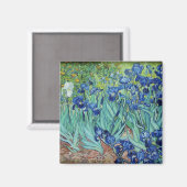 Vincent van Gogh Irises Magnet (Vorderseite/Rückseite)