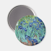 Vincent van Gogh Irises Magnet (Vorderseite/Rückseite)
