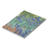 Vincent Van Gogh Irises Malerei Blume Kunstwerk Notizblock (Rotiert)