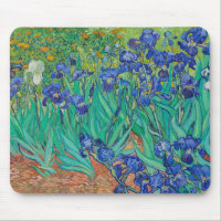 VINCENT VAN GOGH "IRISES" MAUSPAD