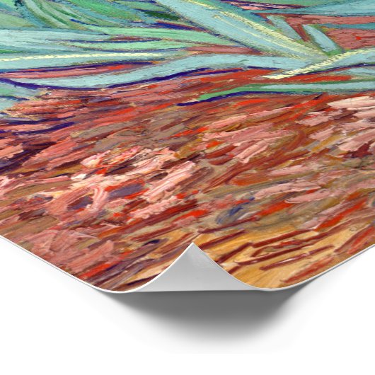 Vincent van Gogh Irises Poster (Ecke)