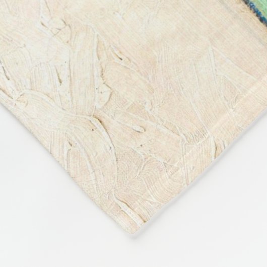 Vincent van Gogh IRISES UND ROSE Fleecedecke (Ecke)