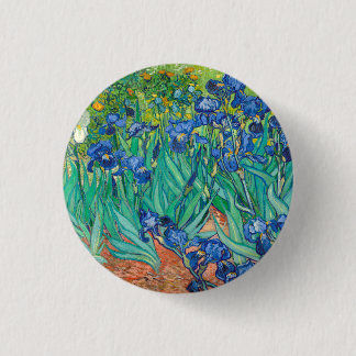 Vincent Van Gogh Irises Vintag Fine Art Button