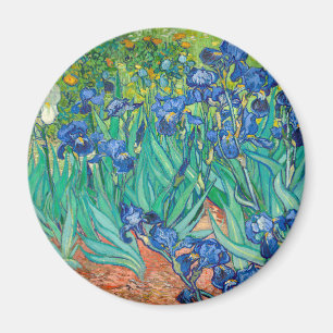 Vincent Van Gogh Irises Vintag Fine Art Magnet