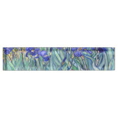 Vincent Van Gogh Irises Vintag Fine Art Namensplakette (Vorderseite)