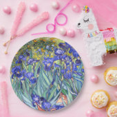 Vincent Van Gogh Irises Vintag Fine Art Pappteller (Party)