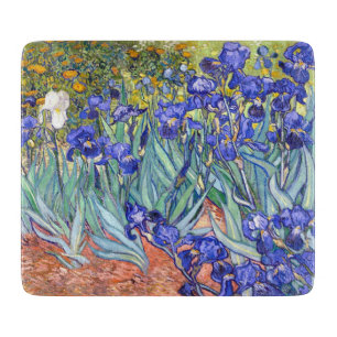 Vincent Van Gogh Irises Vintag Fine Art Schneidebrett