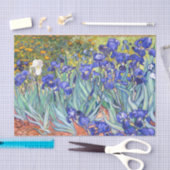 Vincent Van Gogh Irises Vintag Fine Art Seidenpapier (Handwerk)