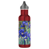 Vincent Van Gogh Irises Vintag Fine Art Trinkflasche (Links)