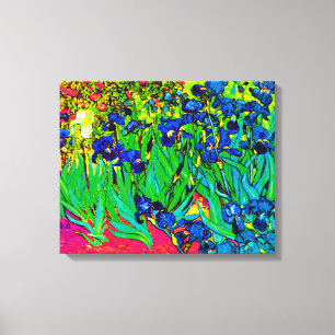 Vincent Van Gogh - Irissen - Flower Lover Pop Art Leinwanddruck