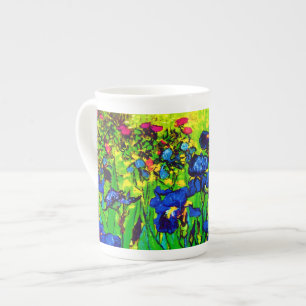 Vincent Van Gogh - Irissen - Flower Lover Pop Art Porzellantasse