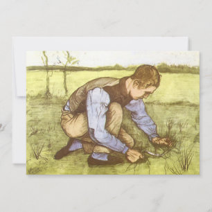Vincent van Gogh - Junge beim Grasmähen mit Sichel